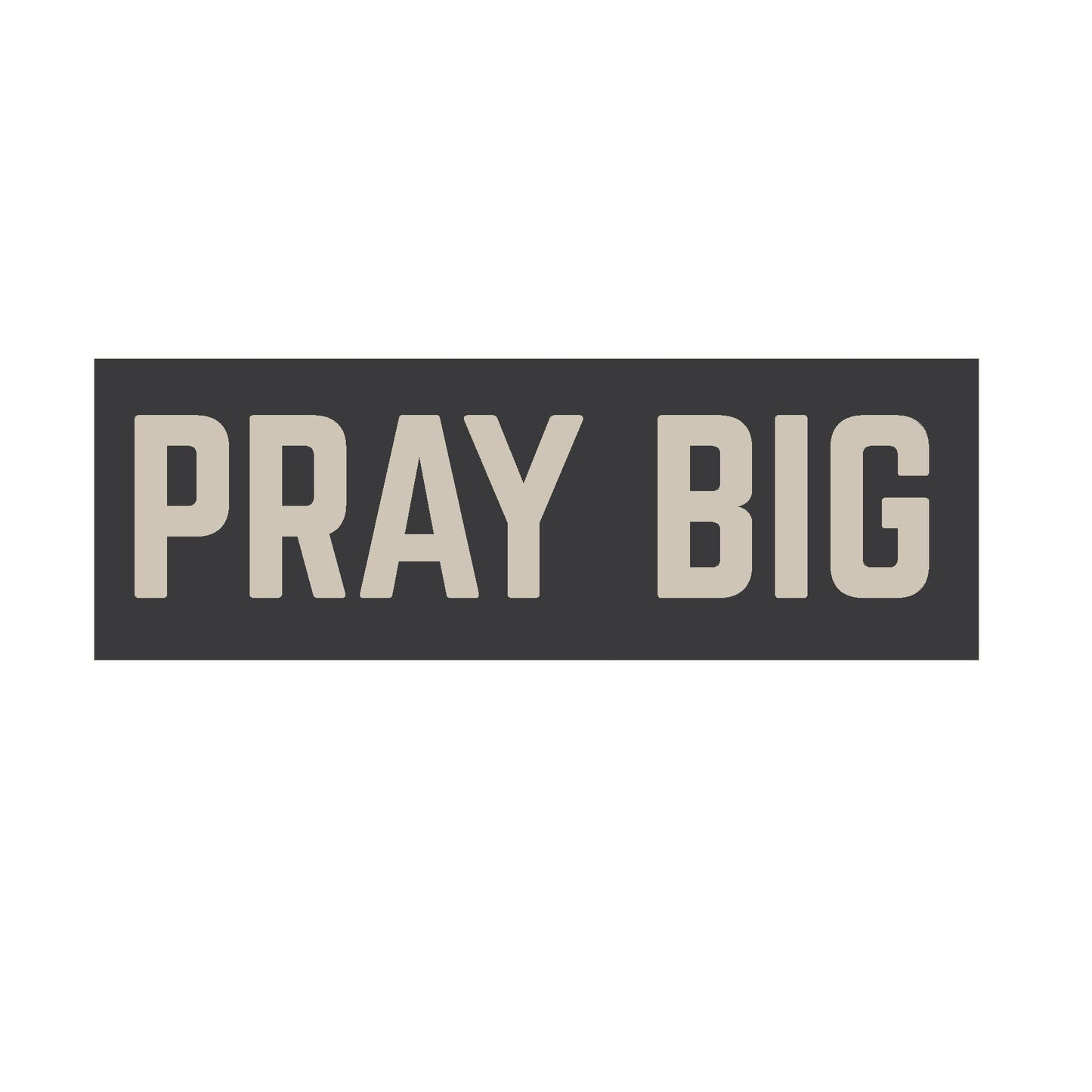 Pray Big Gallery Wrapped Canvas