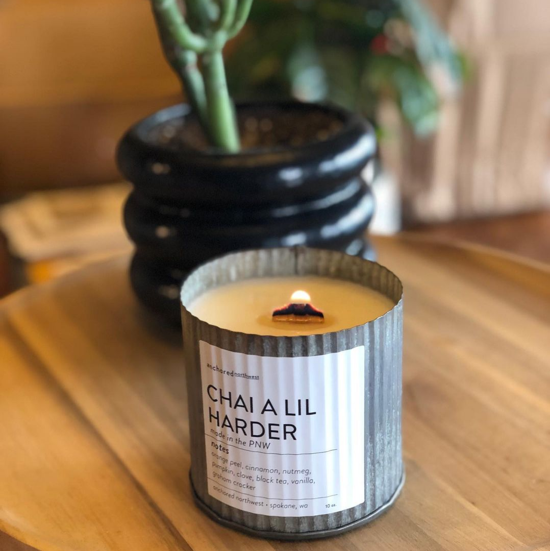 Fraser Fir Rustic Vintage Farmhouse Wood Wick Holiday Candle