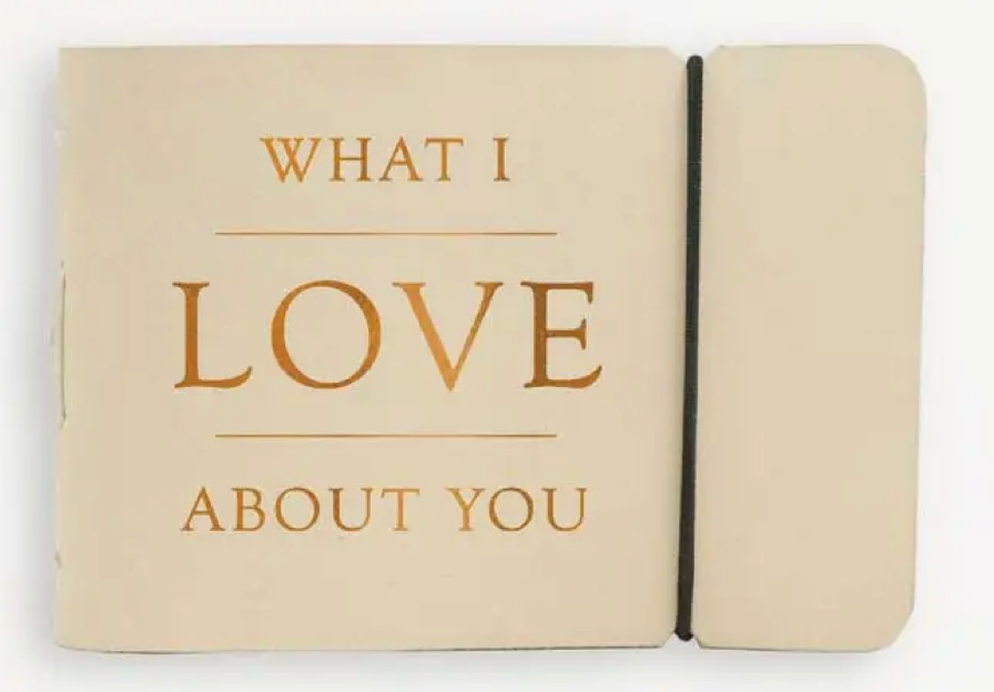 "What I Love About You" Leather Journal