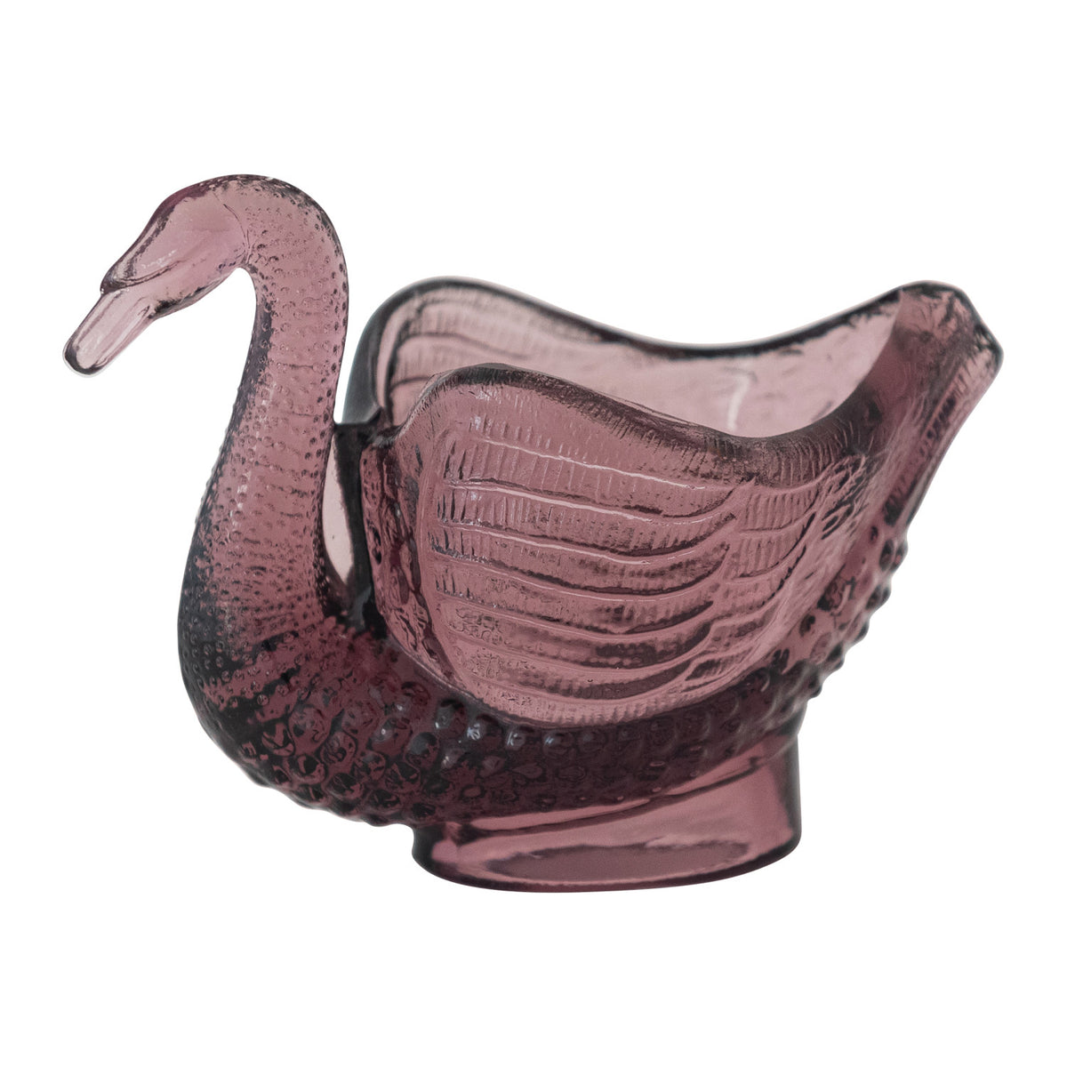 Swan Dish Purple