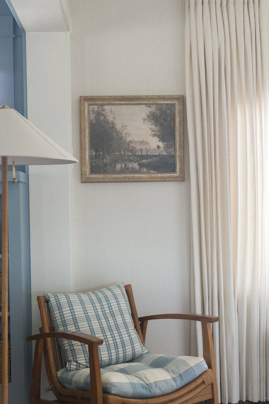 The Creek Framed Antique Art