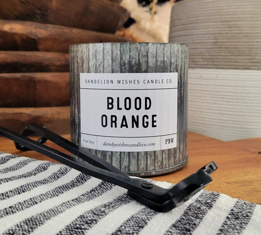 12 oz. Rustic Galvanized Tin Candle