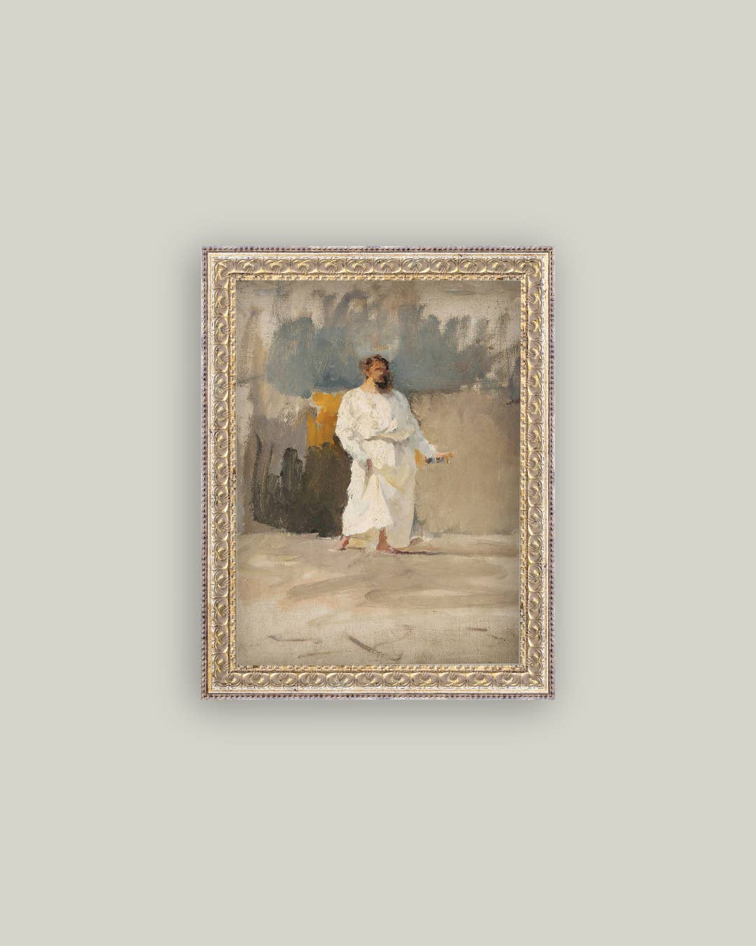 Christ Framed Antique Art