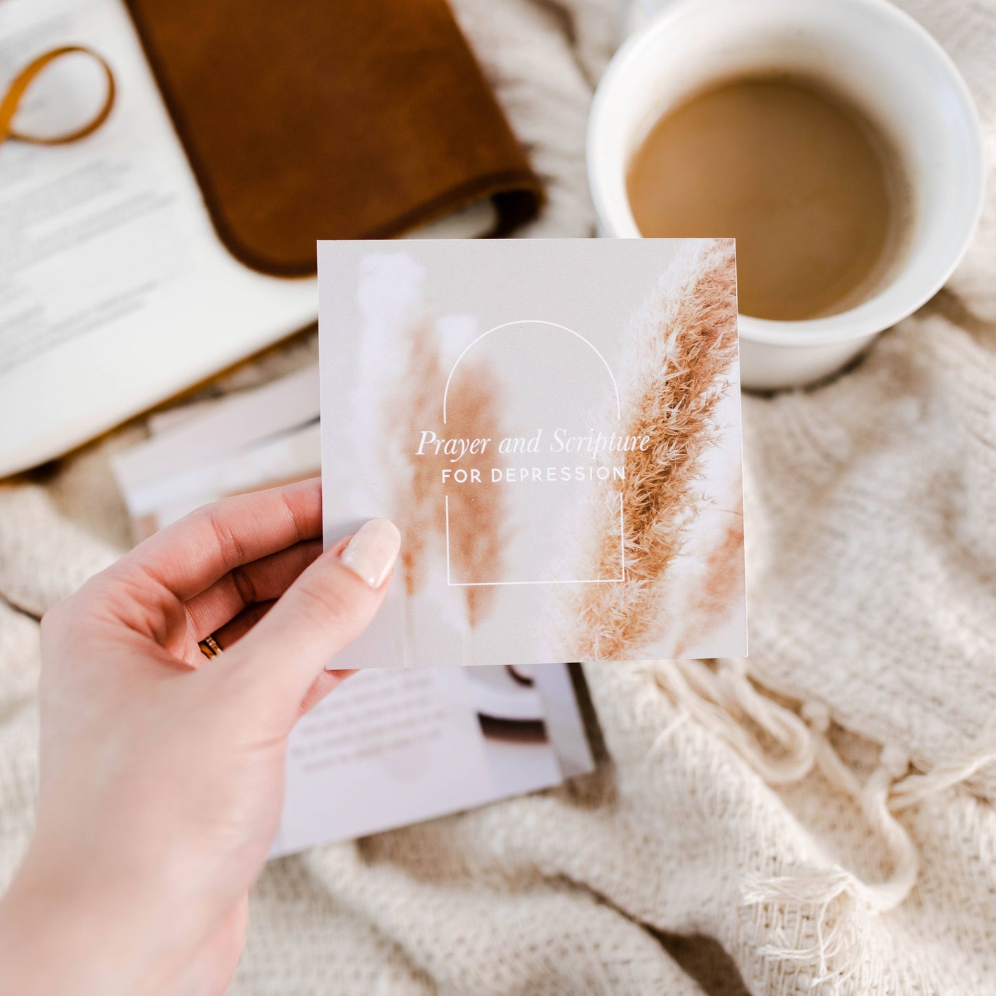 Prayer and Scripture for Depression Verse Card Set