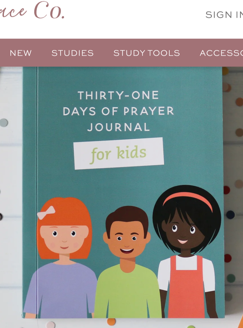 Thirty-One Days of Prayer Journal for Kids