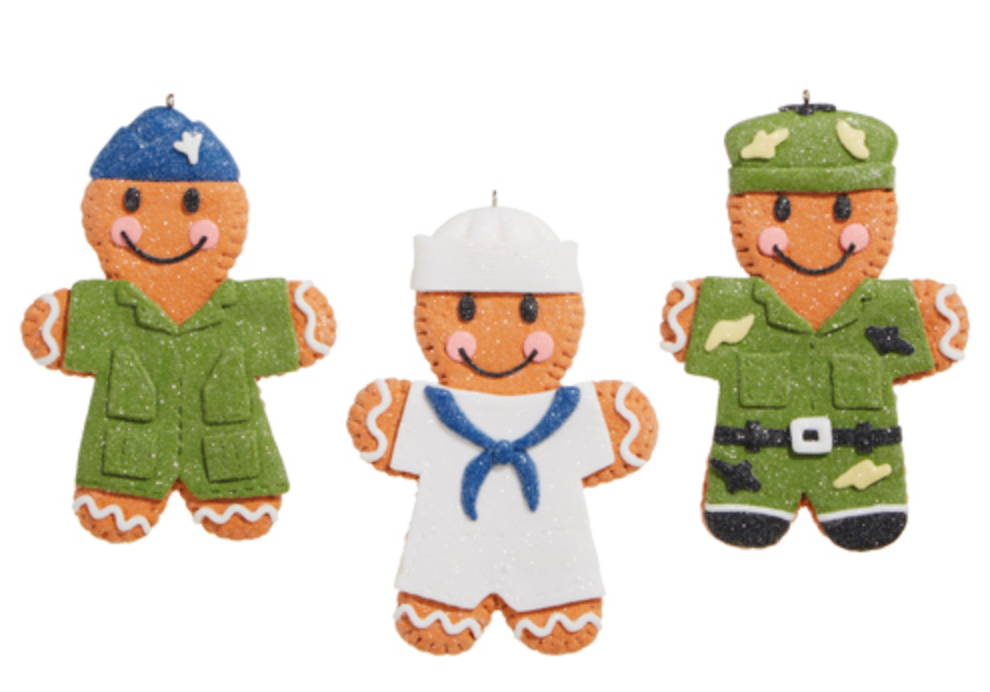 Military Gingerbread Ornament