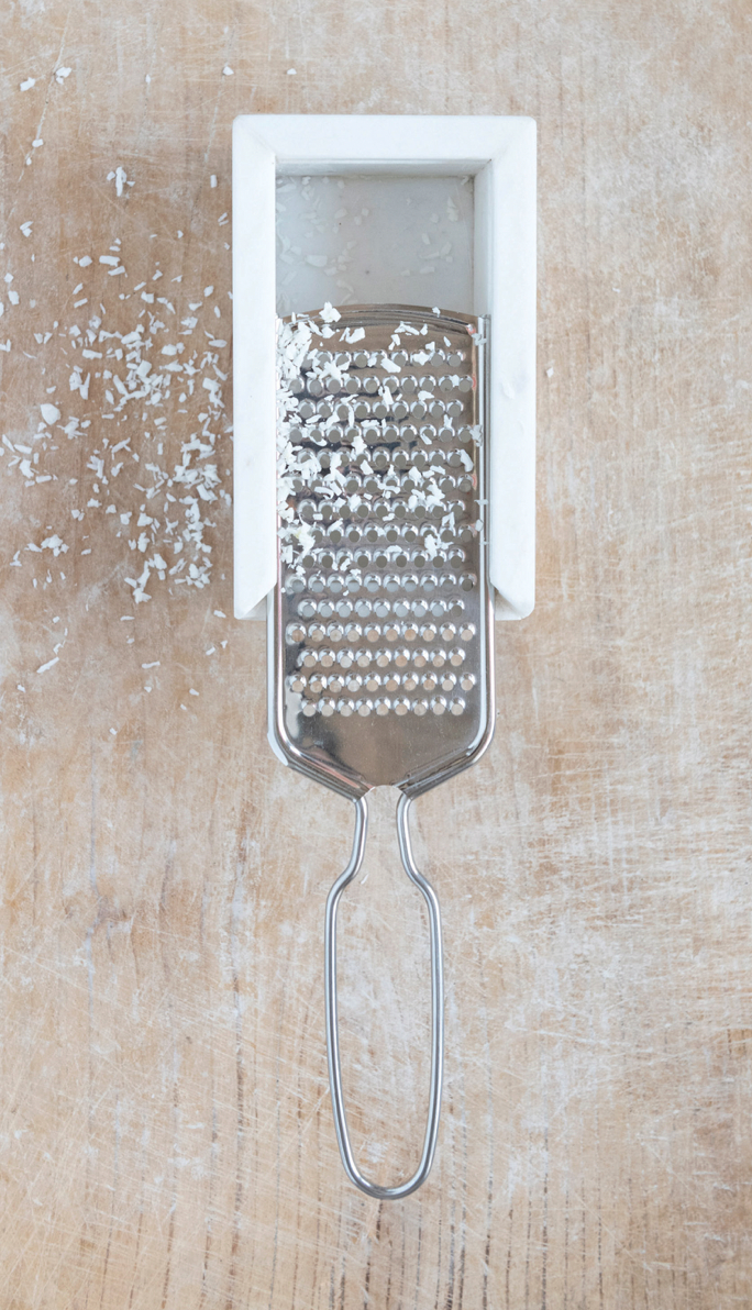 Marble and Stainless Steel Grater