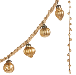 Gold Ornament Rope Garland