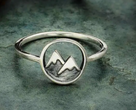 Snow Capped Mountain Ring