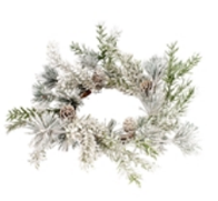 Snowy Pine Candle Ring