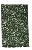 Slub Printed Tea Towel with Ruffle, Multi Color, 3 Styles