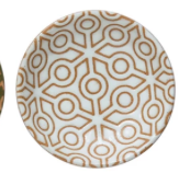 Dish with Snowflake Pattern, 3 Colors