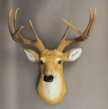 Resin Lifelike 8-Point Buck Deer Bust Wall Mounted Sculpture