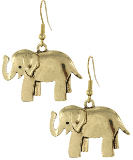 Elephant Dangle Earring Set