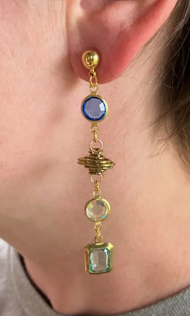 Galaxy Jewel Dangle Earrings