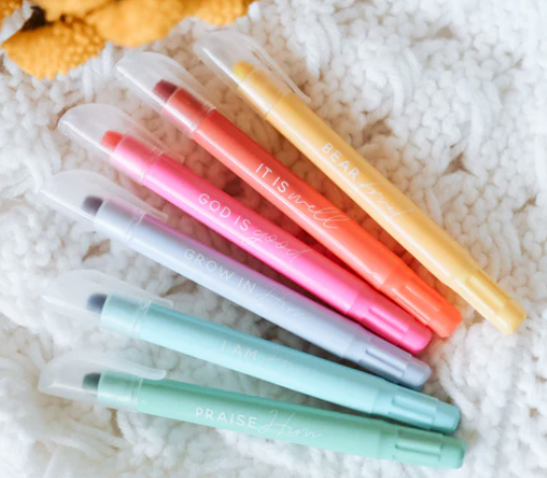 Pastel Bible markers