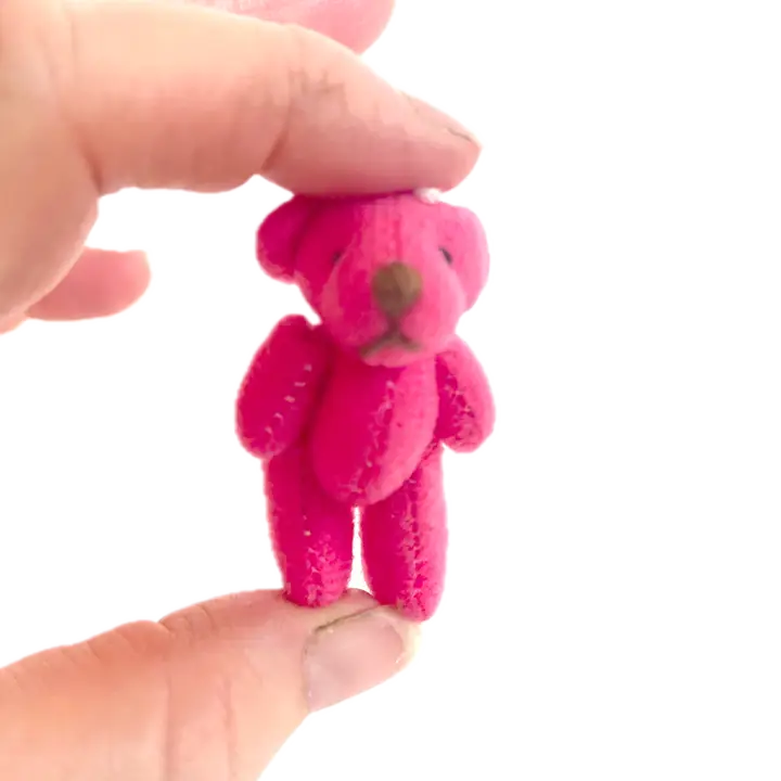Mini Plush Bear pink