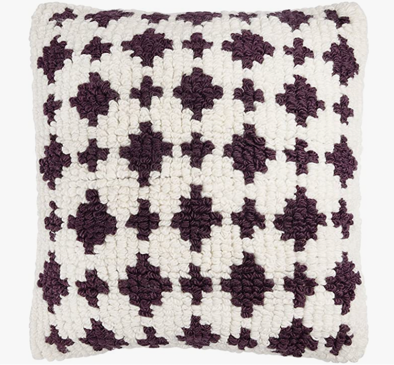 Handwoven Wool Square Pillow