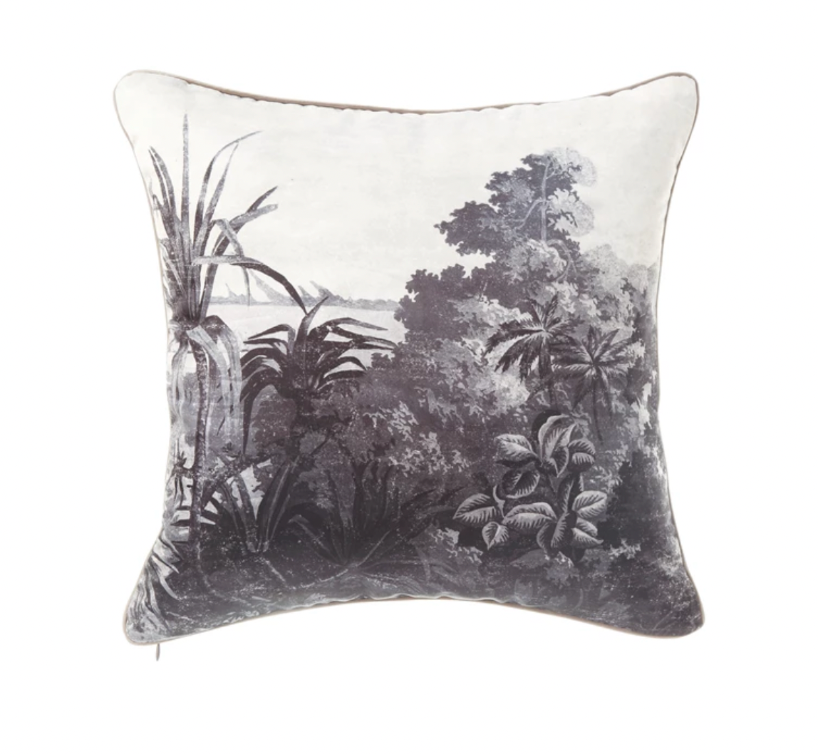 Fabric Pillow with Landscape Image