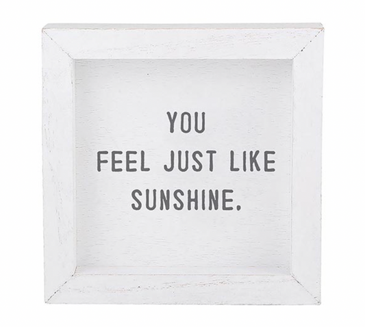 Petite Word Board - You Feel Like Sunshine