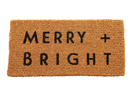 Merry + Bright Natural Coir Doormat