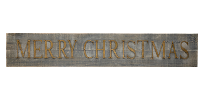 Merry Christmas Distressed Wall Decor