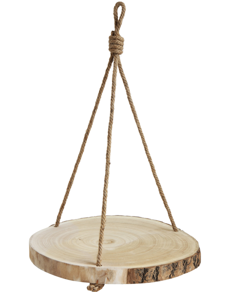 Large Round Hanging Paulownia Wood Slice