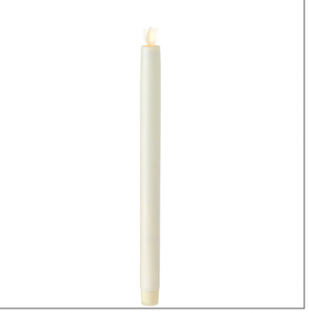Moving Flame Ivory Taper Candle