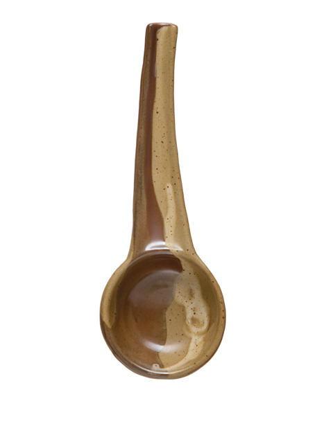 Stoneware Spoon with Reactive Glazey