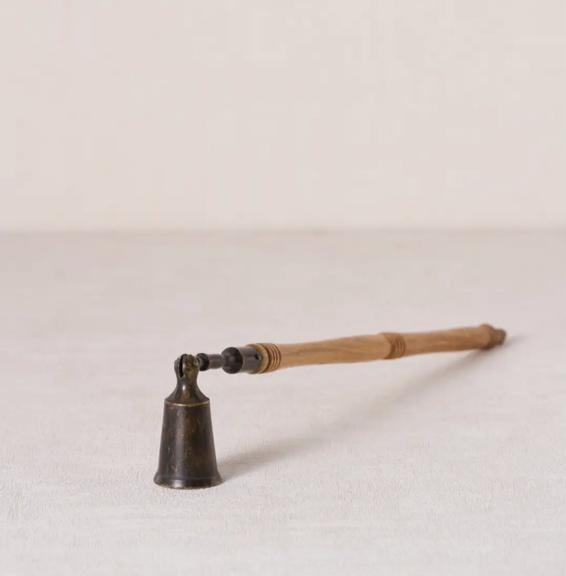 Candle Snuffer Old Wood & Metal