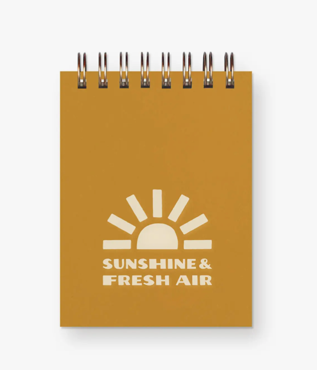 Sunshine & Fresh Air Mini Jotter