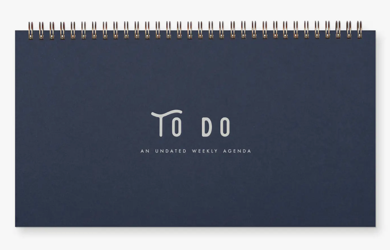 To Do Simple Undated Weekly Planner