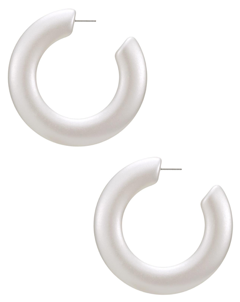 Acrylic Hoops Earring Set